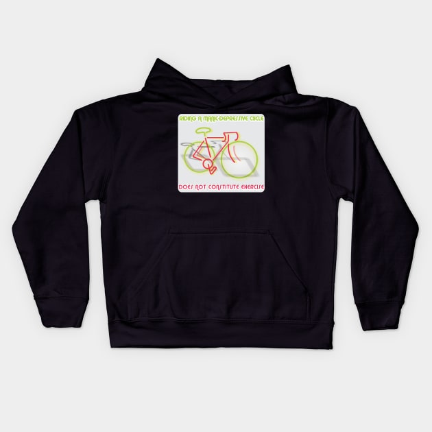 Manic-Depressive Cycle Kids Hoodie by Cavalrysword